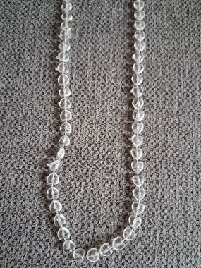 Clear Heart Bead Necklace - Women Jewelry